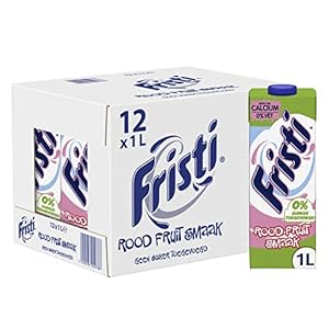 Fristi Drinkyoghurt Rood Fruit 0% Suiker 12 x 1 L