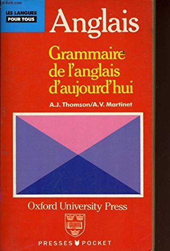 Grammaire de l'anglais d'aujourd'hui