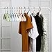 Senfhome Plastic Clothes Hanger Wide Shoulder Slip Resistant Pack of 20 PCS 4 Color
