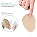 Yosoo Ball of Foot Cushions, 2 Pairs Anti-slip Shoe Pads Inserts Gel Forefoot Insoles for Women High Heels Sandals Pumps, Relieve Metatarsal Foot Pain (Skin)