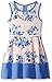 Beautees Girls' Big Daisy Print Skater Dress