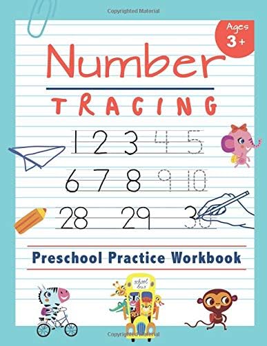 Number Tracing | Preschool Practice Workbook: Learn to Trace Numbers 1-20 | Essential Reading And Writing Book for Pre K, Kindergarten and Kids Ages 3-5 (Tracing Practice Book for Preschoolers) Paperback – Large Print, 29 Oct 2018