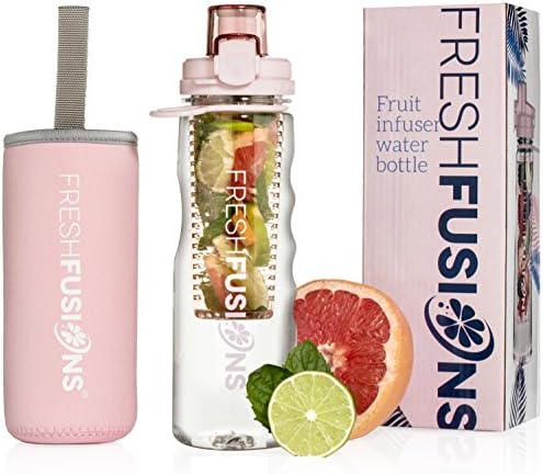 Fresh Fusions 25 oz Fruit Infuser Water Bottle