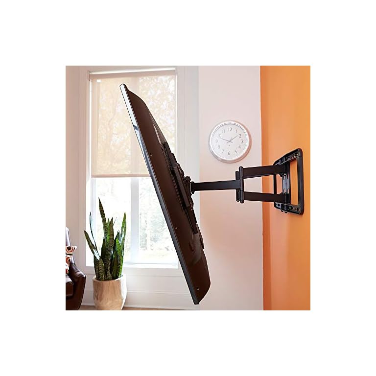ECHOGEAR Full Motion TV Wall Mount for Big TVs Up to 90″ TVs Smooth