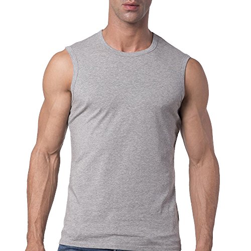 Mens crew neck sleeveless t shirts Clearance