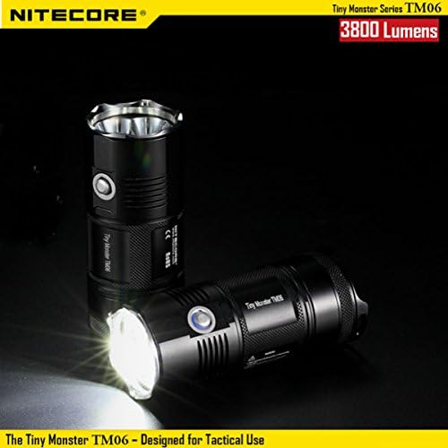 Nitecore TM06 4x CREE XM-L2 U2 3800LM Tactical LED Flashlight