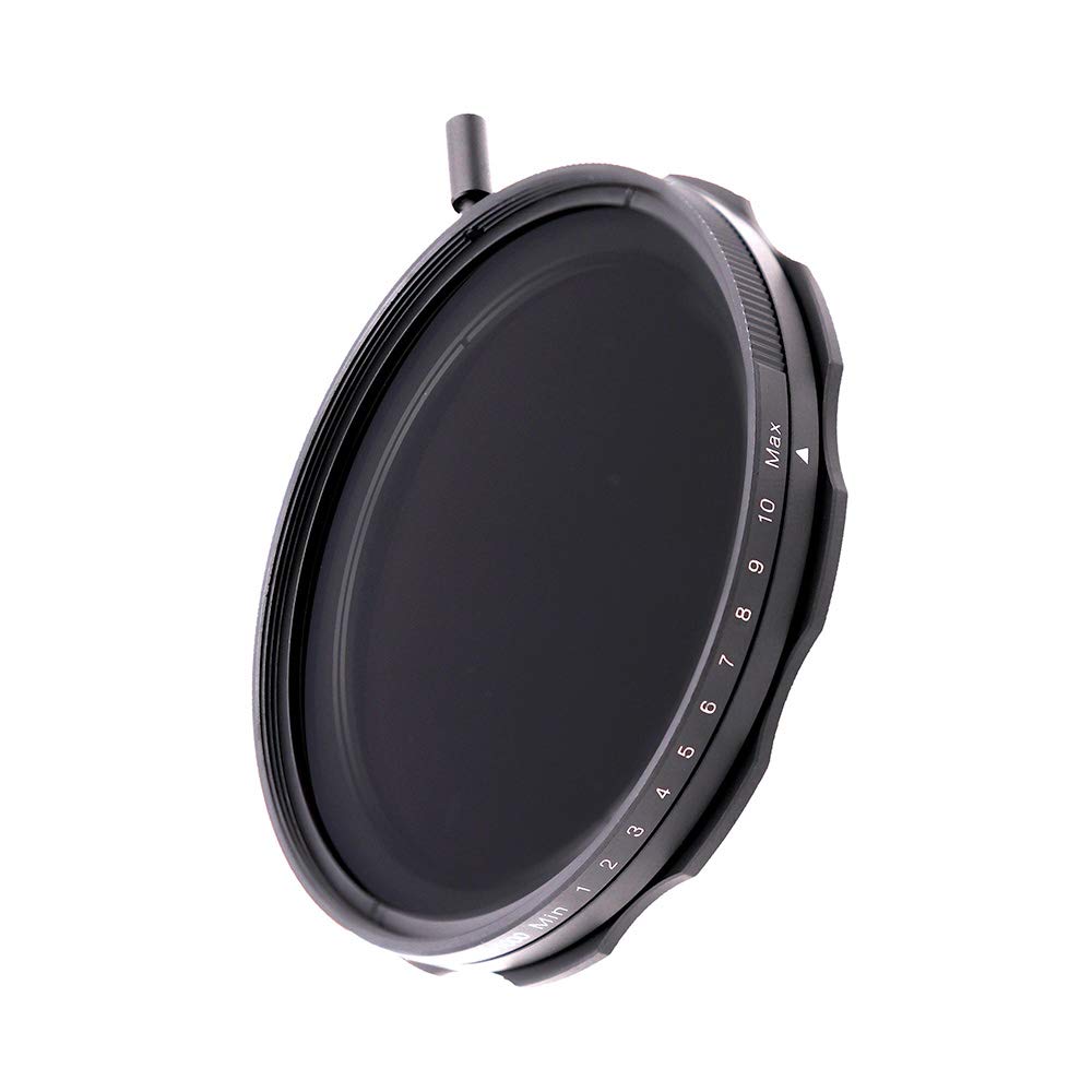 JONGSUN 67mm Variable ND Filter, S-Pro MRC 16 Layers Nano Coatings, More Than 10 Stop ND2-ND1000 Stepless Adjustment Graduated, Lens Cloth Kit,Camera Neutral Density Filter