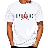 Men's Harambe X Jordan Tee shirt Black