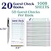 Guest Check Pads For Waiters Waitresses Servers Restaurants Orders or Child’s Practice Single Page Durable Thick Paper 50 Sheets 20 Pk