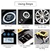 rourlinge 12V DC Air Compressor Pump, 150 PSI Car Digital Display Auto Pump Tire Inflator with Preset Pressure Auto Shut Off Gauge and Emergency Light for Car Tyre, Motorcycle, Bicycle (Black)