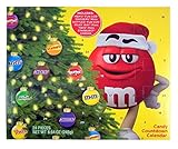 2019 Mars Christmas Advent Calendar with Assorted Candy M&M's, Snickers, Skittles, MilkyWays, Twix and Starburst, 8.64 oz