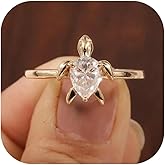 Someki Turtle Ring for Women Gold Turtle Rings Statement Boho Fashion Rings Accessories Beach Jewelry for Women Birthday Gifts