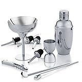 METALLIC UNICORN Cocktail Shaker Set Home Bar Set of 10 Pieces Premium Stainless Steel Bartender Kit