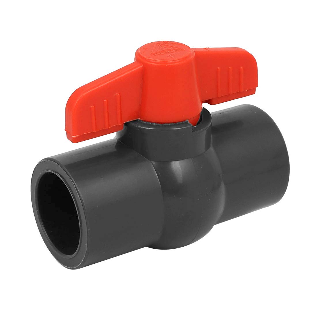 sourcingmap Water Pipe Plastic Straight Ball Valve Connector for 32mm Tube Dia