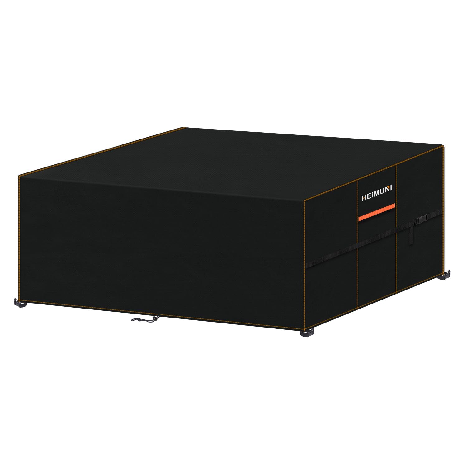 HEIMUNI Outdoor Furniture Covers Waterproof, 220x130x85cm Garden Table Cover 420D Oxford Rectangular Garden Sofa Cover with Air Vent, Patio Rattan Furniture Covers for Outside Table and Chair Sets