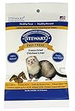 Stewart GIMBORN Pro Treats for Ferret Freeze Dried Chicken Liver Treats for Ferrets.45 ounce