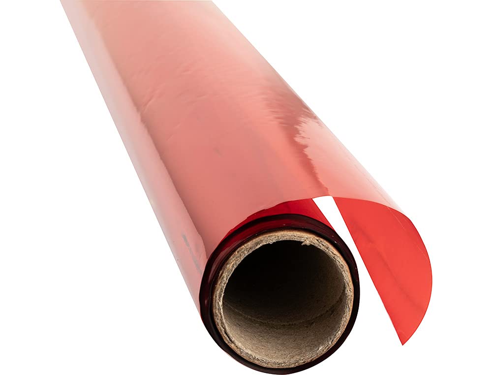 Liderpapel Cellophane Paper 0,6 x 10 m red