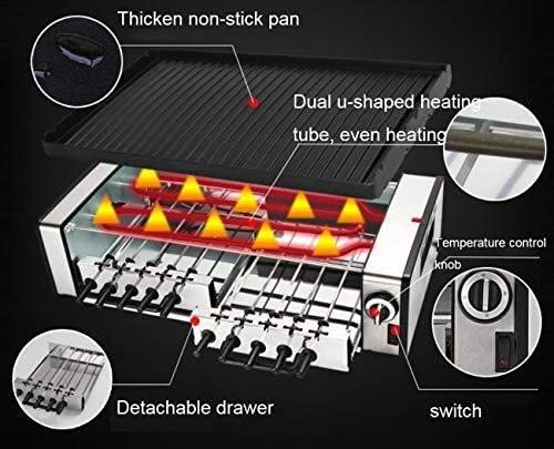 review Asdasd Household Electric Electric Grill Commercial Barbecue Pot, Korean smokeless Paper Barbecue Machine Outdoor Barbecue
