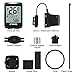 Enkeeo Bike Computer Wireless Speed and Cadence Bicycle Speedometer 2.4GHz Transmission with Large LCD Display, Distance/Time/Calories/Temperature Tracking Multi-Function