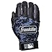 Franklin Sports MLB Digitek Baseball Batting Gloves - Black/Black Digi - Youth Medium