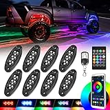 RGB LED Rock Lights Kit, SUPAREE Underglow