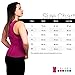 AQUIVA Neoprene Sweat Sauna Suit Trainer Vest for Women with Adjustable Waist Trimmer Belt for Weight Loss
