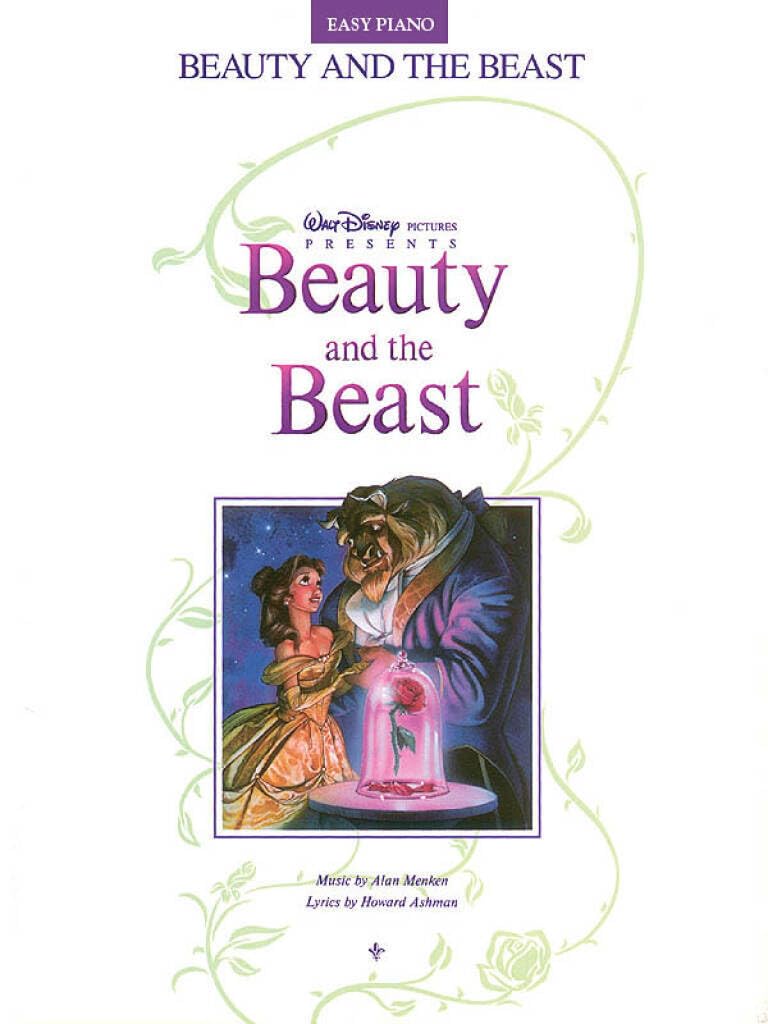 Beauty And the Beast-Easy Piano-Music Book