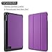 Infiland Fire 7 Case - Ultra Slim Shell Lightweight Tri-fold Stand Cover For Amazon Fire 7 Inch Tablet (Fire 7