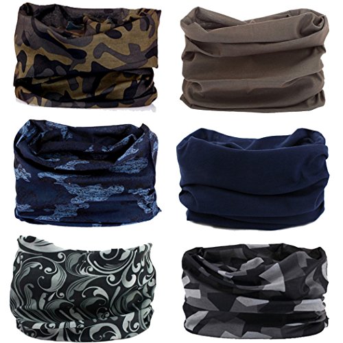image for MOSTEP Neck Gaiter Headwear Headband Elastic Seamless Multifunctional 