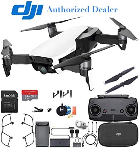 DJI Mavic Air Drone Quadcopter (Arctic White) Starters Bundle