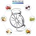 Food Slicer Upgraded Version 12-Blade Extra Large Apple Corer, Stainless Steel Ultra-Sharp Apple Peeler Silver(Update)