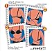 DoHope 3pcs Adjustable Low Back Bra Strap Converters Plus Size 2 Hook Black White Beige