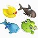 Little Additions Bath Toys for Toddlers 1-3, Baby Bath Toys with Bonus Mesh Bath Toy Storage Bag with Suctions for Easy Drying, Mold Free Bath Toys, Toddler Bath Toys Sea Collection