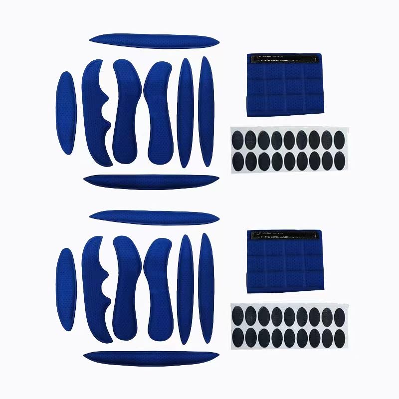2 Set Helmet Padding Kit Bike Helmet Pad Universal Foam Pads for Bike Motorcycle Cycling Helmet