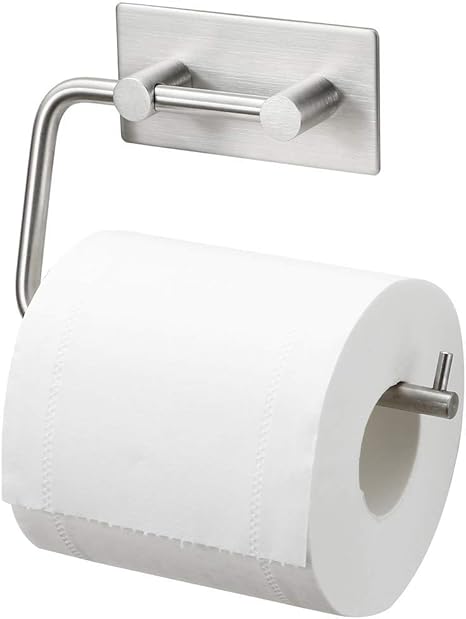 Amazon ステンレス トイレットペーパーホルダー タオルハンガー キッチンペーパーホルダー イレットペーパーホルダー バスルームペーパータオルホルダー 収納 304ステンレス製 壁掛け 穴開け不要 固定式 ロールキッチンペーパー用 防水 粘着 省スペース キッチン