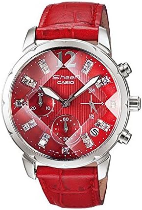 casio sheen red