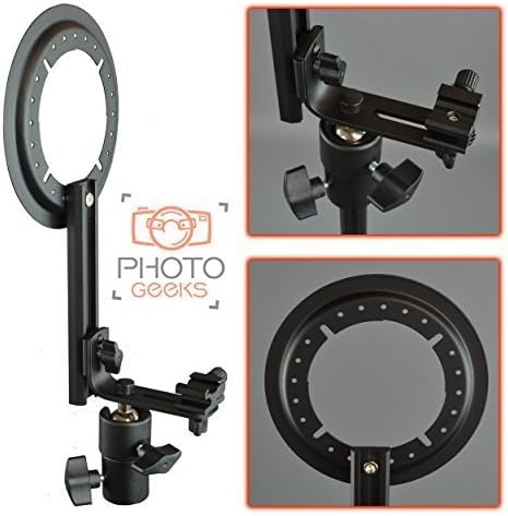 Flash Hot Shoe Bracket & Easy Folding Softbox L Mount