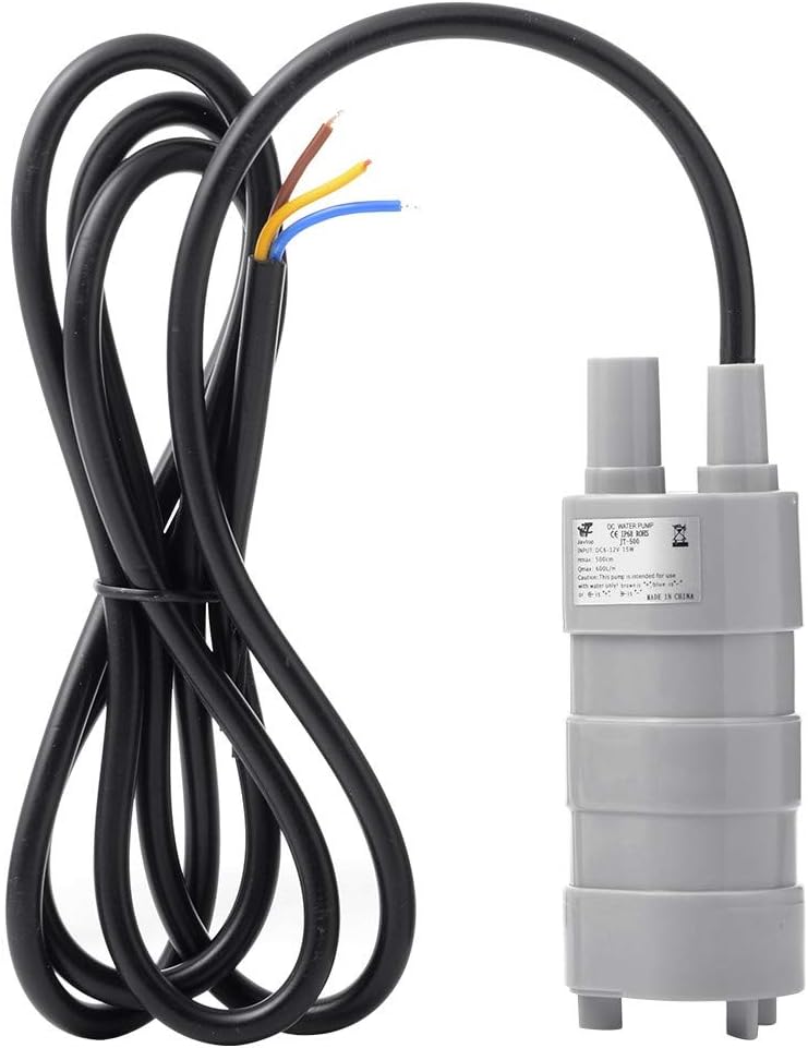 UEETEK 10L/M 12V Water Pump Boat Pump Fresh Water Pump Submersible Pump