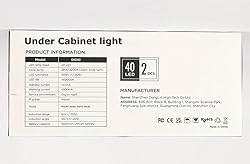 Under Cabinet Lights, Rechargeable battery operated