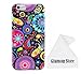 iPhone 6 Case,Flower Rubber TPU Gel Silicone Soft Case Cover Skin For Apple iPhone 6 4.7 inch With a Free Cleaning Cloth As a Gift