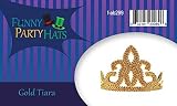 Gold Tiara Crown - Homecoming Queen Crown - Crown and Tiara - Queen Tiara by Funny Party Hats