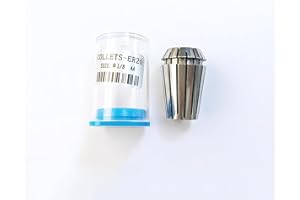 WEXWE Tools ER20 1/8 Inch Size High Precision Spring Collets Set, Accuracy Within 0.008 mm,Within 5000RMP router collets For CNC Milling Engraving Chuck Lathe Tool Holder Workholding Engraving,1pcs