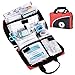 REEBOW TACTICAL GEAR 115 Piece First Aid Kit Medical Supply Survival Gear Bag for Car Home Office Outdoor Camping Hiking Travel Sports Earthquake Emergency Kits