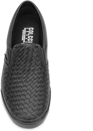 tênis couro slip on colcci matheus masculino