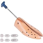 FootFitter Premium Wooden Shoe Width Stretcher Adjustable Expander for Men & Women Relieves Tight Shoes and Improves Comfort
