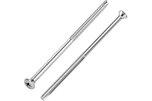 ERETOW RP12630 Longer Escutcheon Trim Screws Replacement for Delta Faucet, Shower Trim Screws for Valves Roughed-in Too Deep, Faucet Repair Parts for Delta Classic Tub/Shower System, 2 Pack