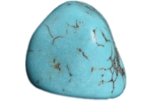 REAL-GEMS Genuine Pure Natural Turquoise Rough Stone 40.50 Ct Certified Uncut Turquoise Blue Turquoise Healing Crystal Loose Gemstone