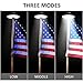 48 LED Solar Flagpole Light, LBell 800 Lux Downlight Lighting for 15 to 25 Ft Flag Pole Topper. Three Models Brightness to Switch- Most Powerful, Brightest, Longest Lasting Night Light
