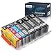 OfficeWorld Compatible 250XL 251XL Ink Cartridges Replacement for Canon 250 251 PGI-250XL CLI-251XL, Compatible with Canon PIXMA MX922 MG7520 MG5520 MG5420 MG7120 MG6320 MG6620 IP8720 MG5620 Printer primary