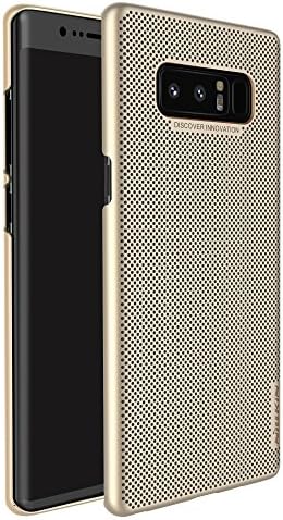 Galaxy Note 8 Case, Nillkin Ultra Slim Thin light PC Hard Case with Breathing Holes Heat Transfer Cooling Design for Samsung Galaxy Note 8 (Gold)